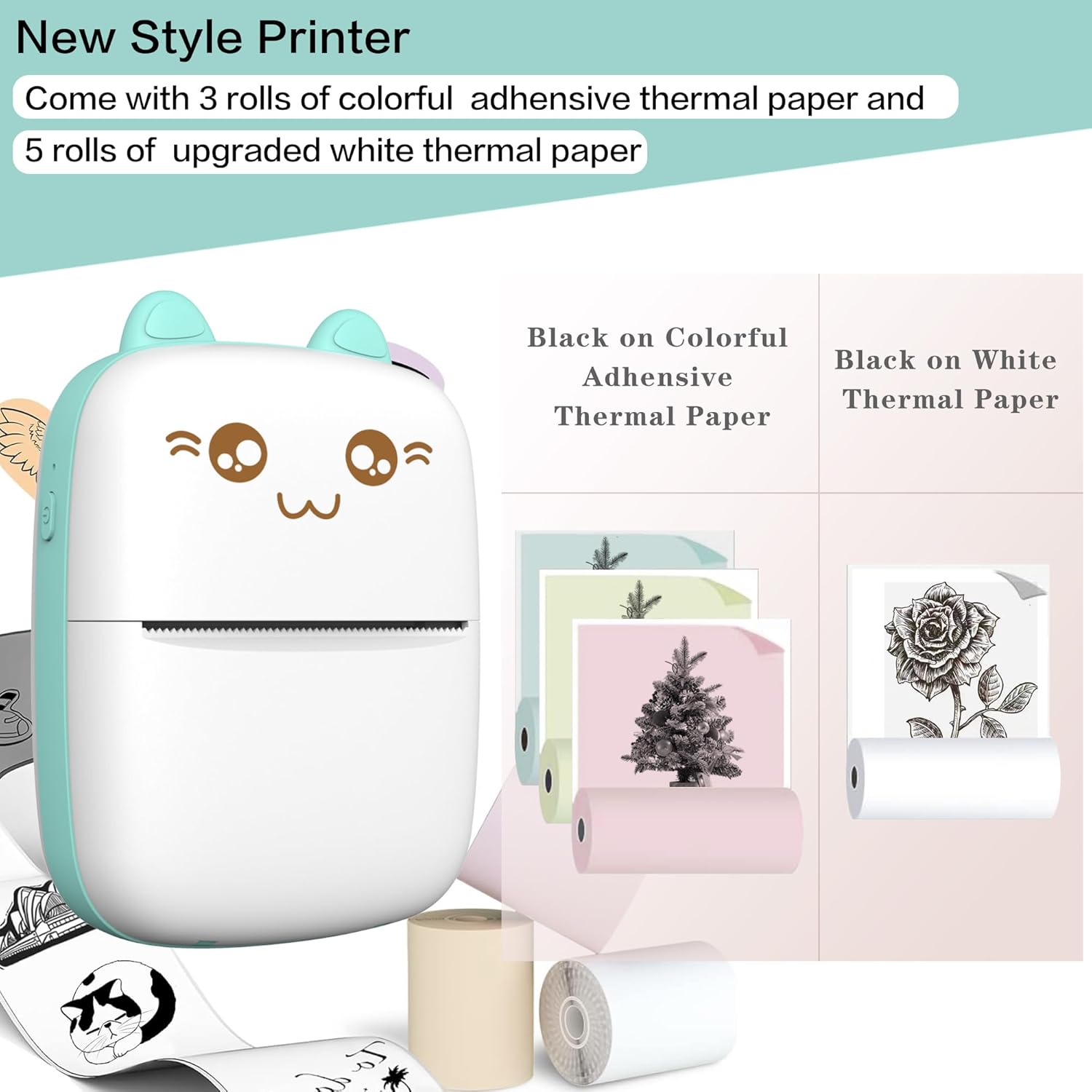 Mini Portable Pocket Thermal Printer