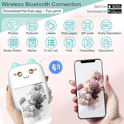 Mini Portable Pocket Thermal Printer